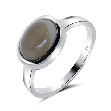 Green Agate Silver Rings NSR-2231